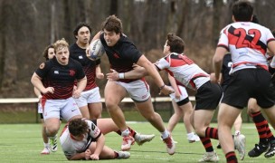 Fairfield Prep on attack vs Morris. Photo by @CoolRugbyPhotos.
