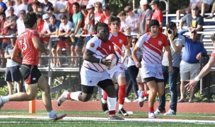 Fairfield Prep and Greenwich played a classic. Photo @coolrugbyphotos.