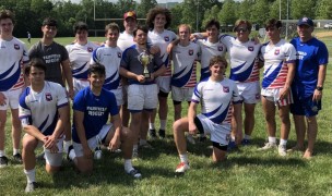 The Fairfield team with their trophy.