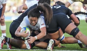 Freda Tafuna was. the lone USA try-scorer. Photo John Cowpland for USA Rugby.