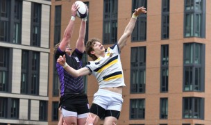 Gonzaga wins a lineout during their win over St. Ignatius HS Saturday. Terianne Sousa photo.