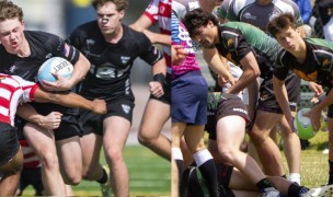 Granite Bay at left and SFGG at right face off this week. Photos David Barpal, Sean Harrington.