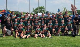 Green Bay celebrate after their final win.