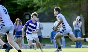 Georgetown Prep moves up. Photo @CoolRugbyPhotos.