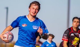 Aiden Reilly is part of an imposing back row for Grand Valley State.
