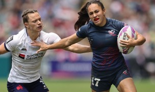 USA got by France in the semis. Mike Lee KLC Fotos for World Rugby.