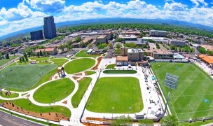 Infinity Park from high up.