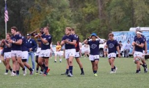 Iowa Central players were happy with the win.