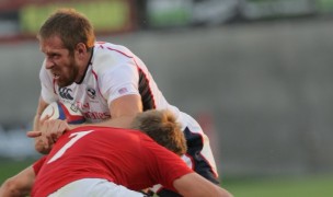 John Van Der Giessen carries the ball against Canada in 2011. Numina Photo.