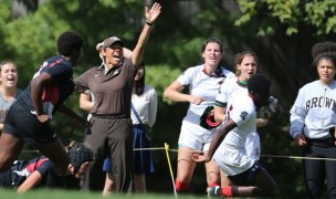 Kathy Flores was dedicated to coaching and was coaching Brown through this season. Photo Brown University Athletics.