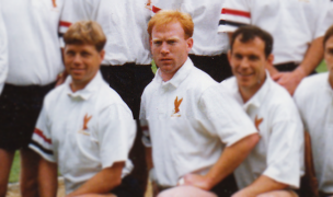 Kevin Higgins with the USA 7s team in Hong Kong in 1991. Photo Emil Signes.