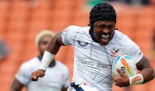 Kevon Williams with his game face on. Mike Lee KLC Fotos for World Rugby.