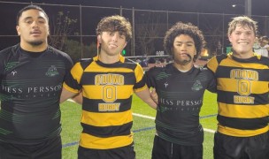 Players of the game, left to right, Lama Tongauiha, OC Lehner, Will Paluumah, and Felix Davis.