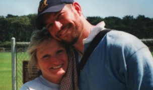 Mark Bingham and his mother, Alice Hoagland.