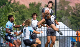 Action from NAI 7s 2024. Photo WadeB Photos.