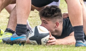 The ball is there for Army to use. Colleen McCloskey photo.