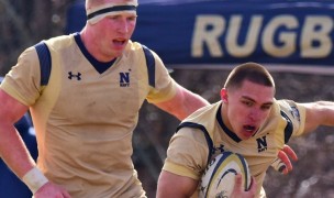 Navy advances. David Hughes photo.