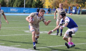 CRAA D1A team Navy vs NCR team Notre Dame College. Both are in Rugby East, but belong to separate organizations. Alex Goff photo