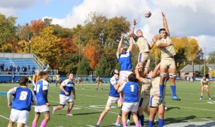 Navy vs NDC lineout. Alex Goff photo.