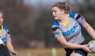 Notre Dame College is on the way to the NRC Women's D1 final. Rick Kruszynski photo.