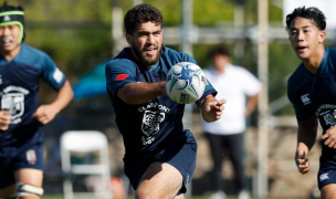 Nick Laskowski finds his support for Claremont Colleges. Photo Zachary Gaa.
