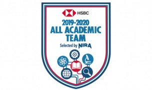 NIRA All Academic Team badge.