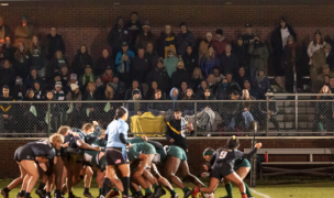 Fans pack the stands at the 2021 NIRA final. Mark Washburn photo.