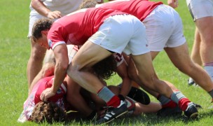 Ohio State rucks over vs Indiana in 2021. Andy Marsh photo.