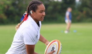 Tiahna Padilla produced a brilliant finish for a nice open-field try. But the U20s have more work to do. Photo USA Rugby.