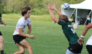 Pendleton (in green) was one of three teams that had a local playoff game this weekend.