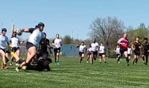 Penn goes in for a try against Avon.
