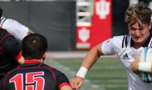 Peyton Wall of Indiana was named conference MVP. Andy Marsh photo.