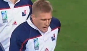 Eloff during the 2003 Rugby World Cup. Screen capture from video footage. 
