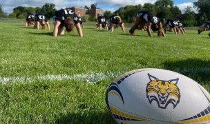 Quinnipiac in training. Photo posted by Quinnipiac Rugby Fans.