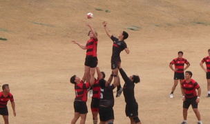 Red Mountain wins a lineout. (Screengrab from game video.)