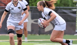Richelle Stephens in action for Lindenwood. Todd Lunow photo.