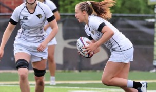 Richelle Stephens in action for Lindenwood. Todd Lunow photo.