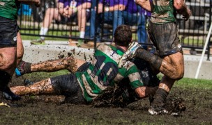 Royal Irish in the mud. Dan Bandoni photo.