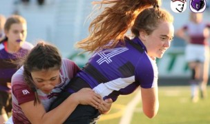 Action from Wednesday night's girls 7s in Idaho. Amy Morrison photo