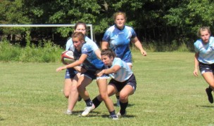 Action from this past weekend's Rugby Ohio 7s. Alex Goff photo.