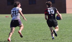 Matt Cleland on his way to scoring against Gonzaga.