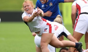 Carly Waters is back in her starting spot. Photo Rugby World Cup.