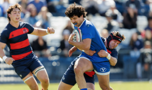 BYU vs Saint Mary's from earlier this season, a game won by the Gaels 38-21. Photo by Jaren Wilkey/BYU Photo.