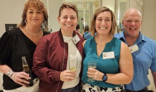 Left to Right: Kitty McNally, Wendy Young, Traci Young Schmidtke, Bruce McLane