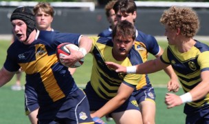 Sean Ward charges on for St. Ignatius. Heidi Milosovic photo.