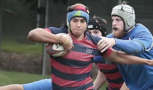 Vili Helu scored two for the Gaels. Michael Geib photo.