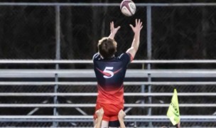 South heck wins a lineout against Providence.