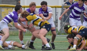 Ignatius works their way through traffic. Photo Preston Bucsanyi.