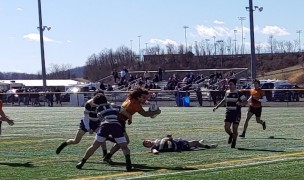 Charlotte goes in for one of their six tries. Photo Alex Goff.