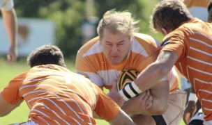 Greg Janowick powers ahead for Tennessee. UT Rugby photo.